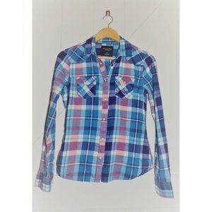 button down flannel shirt